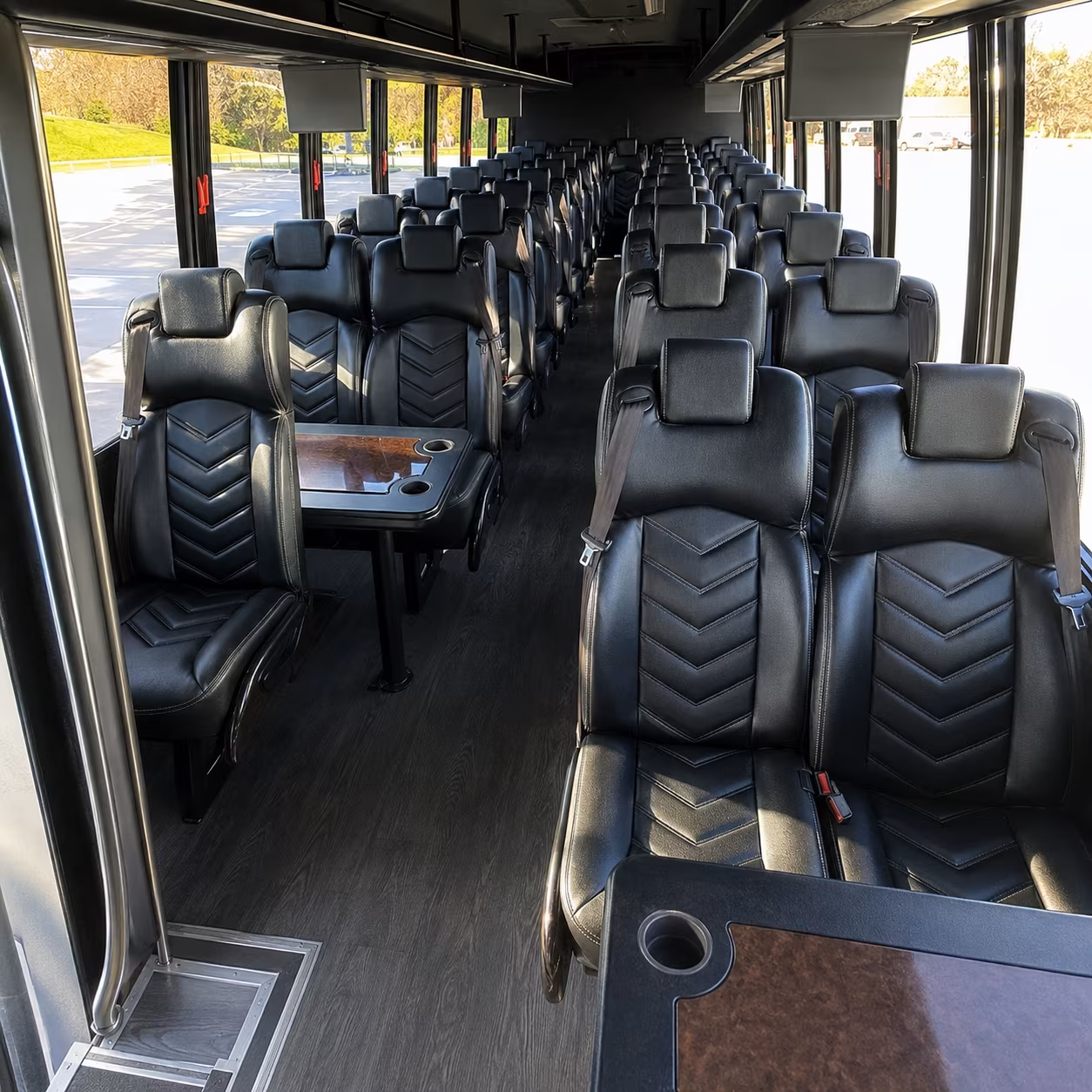 can i book a one way a round trip or a multi day package for a bus rental in shreveport