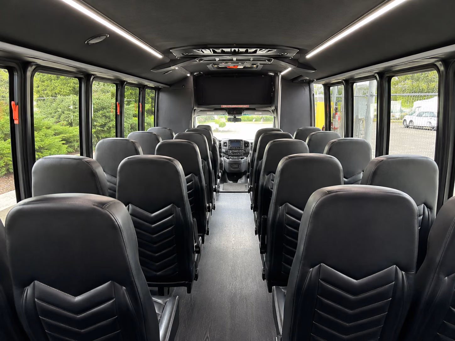 shreveport 20 passenger minibus inside