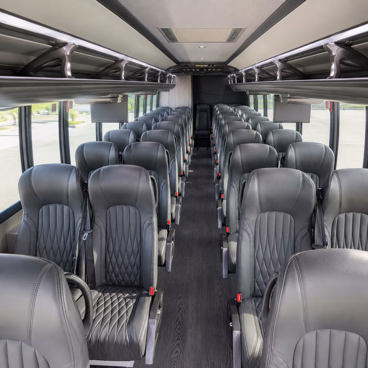 shreveport 25 passenger minibus inside
