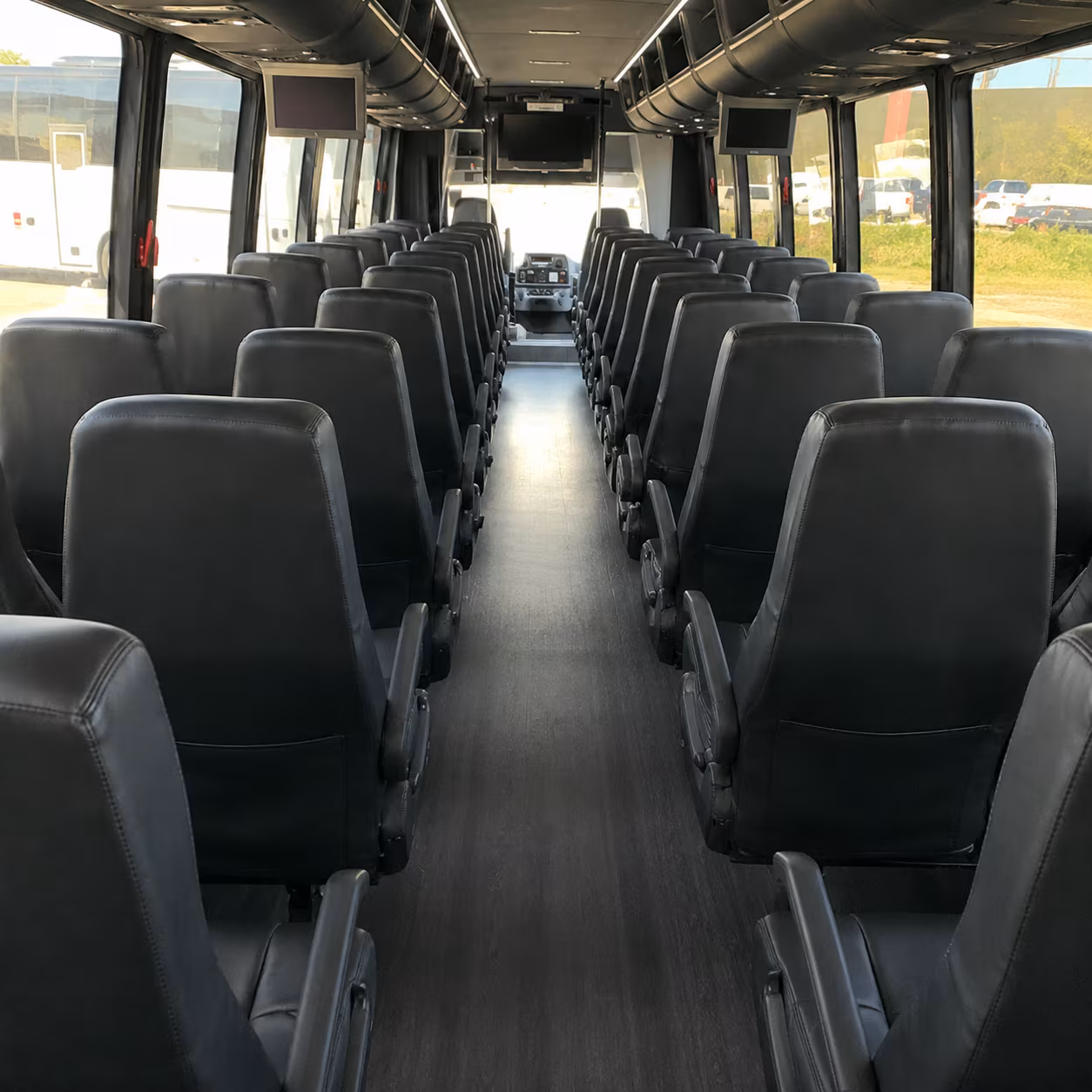 shreveport 25 passenger minibus interior