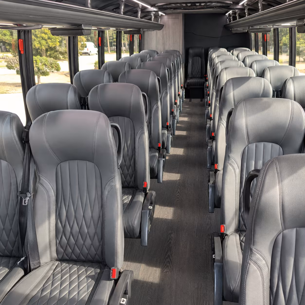 shreveport 35 passenger minibus interior