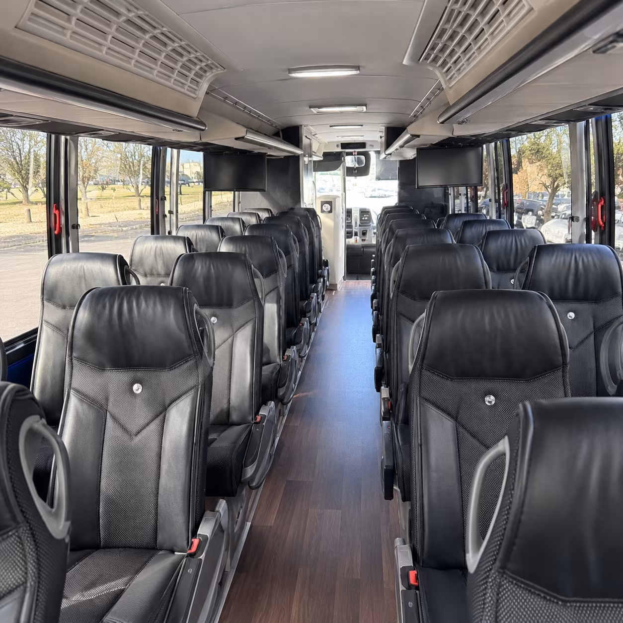 shreveport charter bus inside