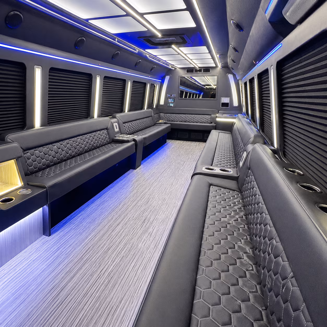 shreveport party bus interior