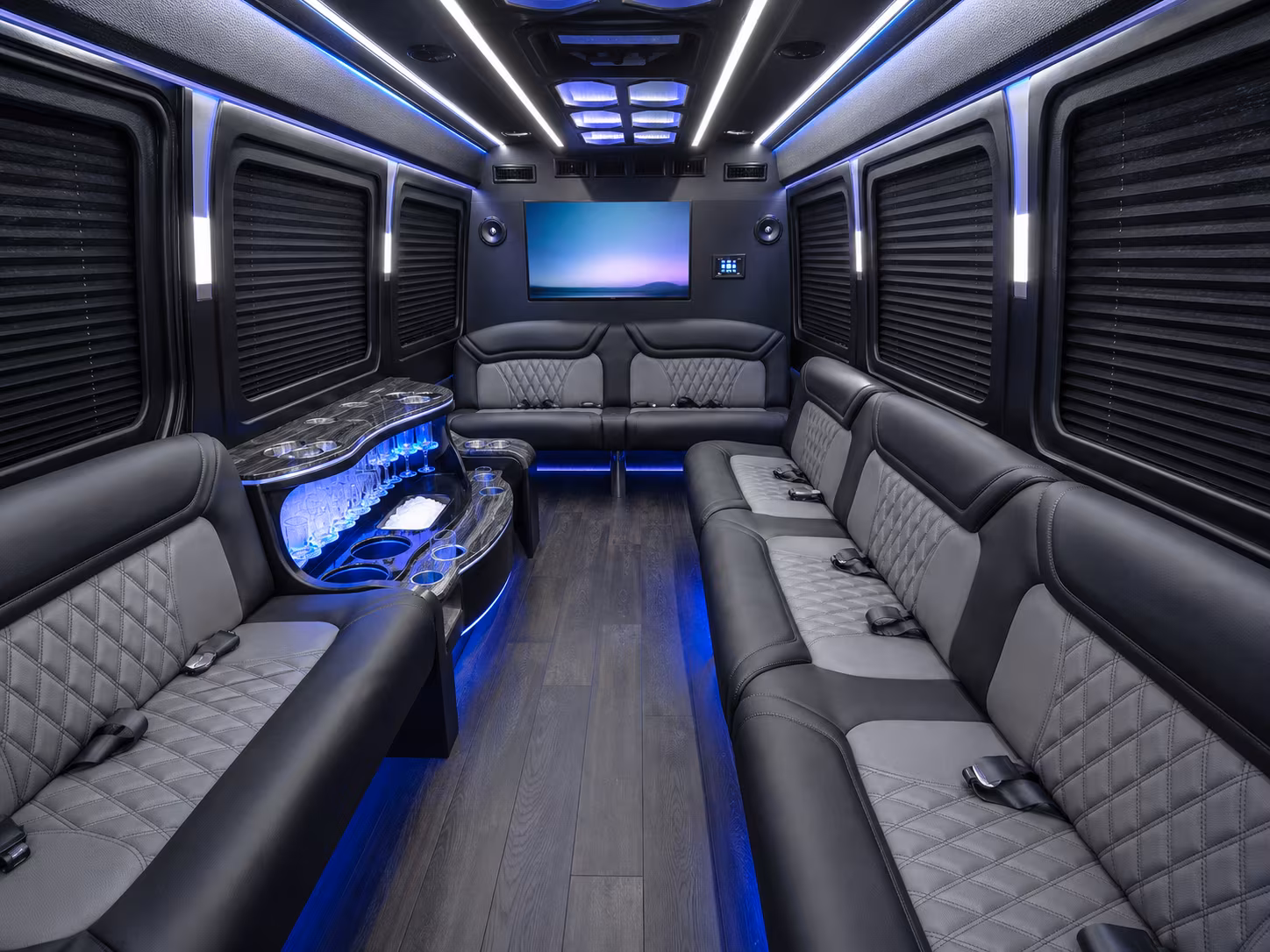 shreveport sprinter limousine inside