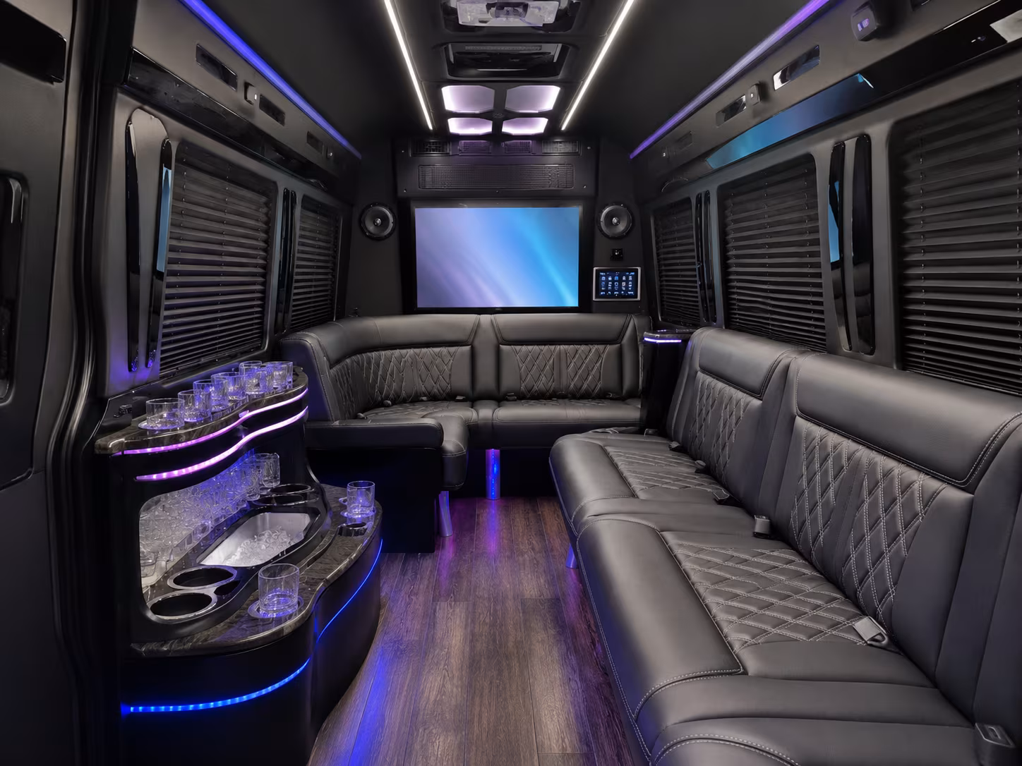 shreveport sprinter limousine interior