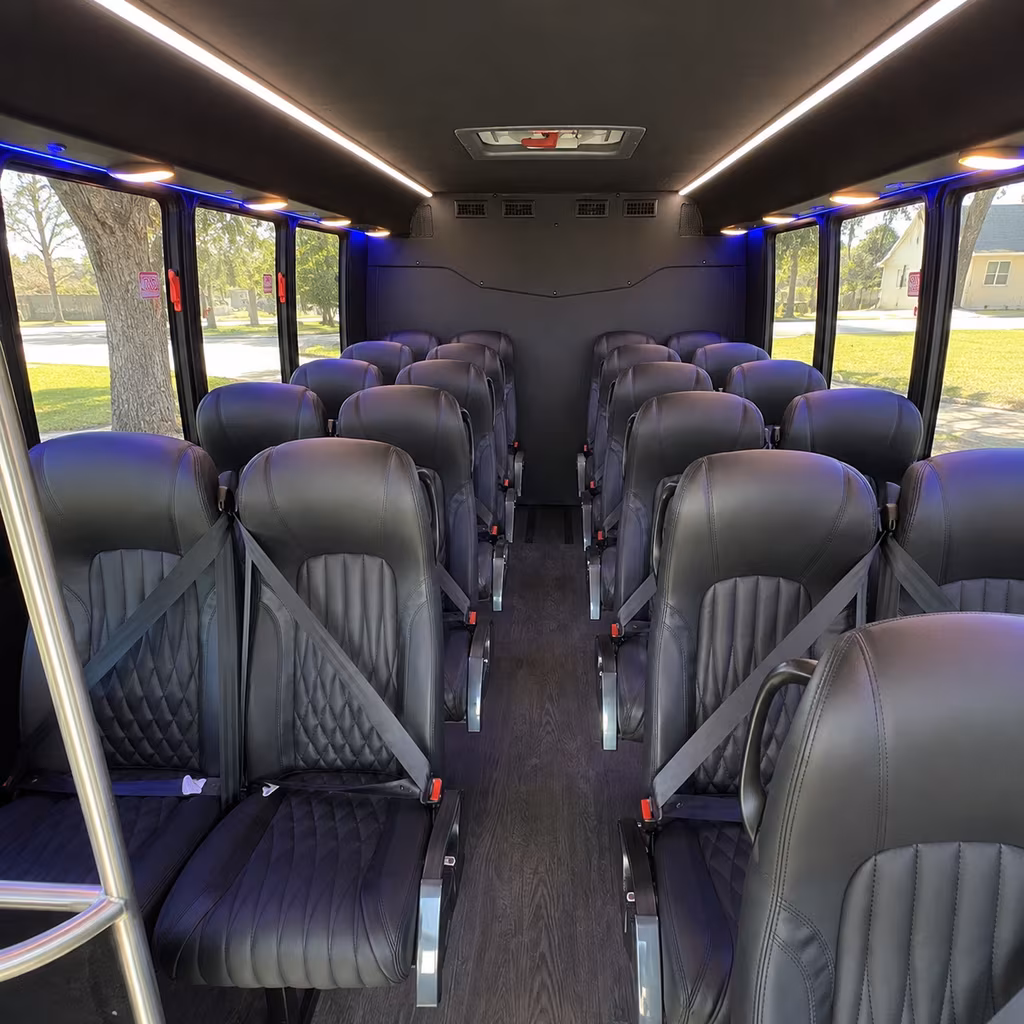 shreveport wine tour brewery transportation onboard seating